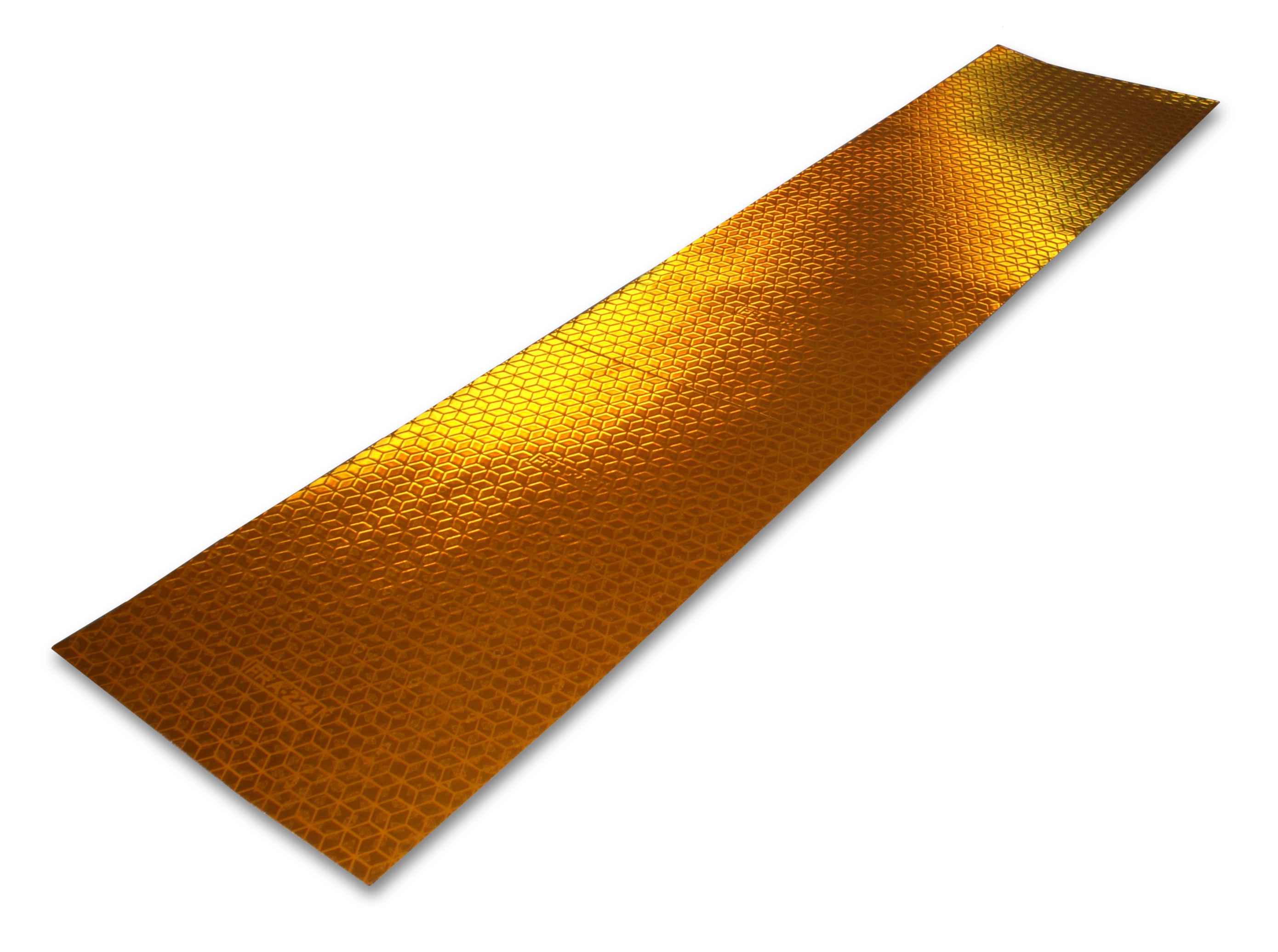 Reflective Tape Strip, 4 by 18-Inches Long, Yellow