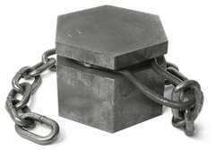 3-Inch Carbon Steel Pipe Cap Assembly with Carbon Steel Chain