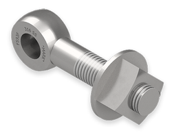 1 x 5-Inch Stainless Steel Eyebolt Assembly, Heavy Square Nut