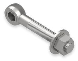 1 x 7-Inch Stainless Steel Eyebolt Assembly, Heavy Hex Nut