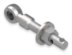 7/8 x 6-1/2-Inch Stainless Steel Eyebolt Assembly with Seal Hole and Safety Collar, Heavy Hex Nut, Lubed