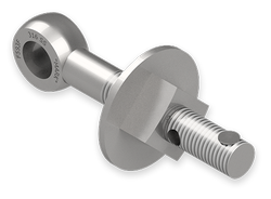 7/8 x 6-Inch Stainless Steel Eyebolt Assembly with Seal Hole, Heavy Square Nut, 3-Inch Washer