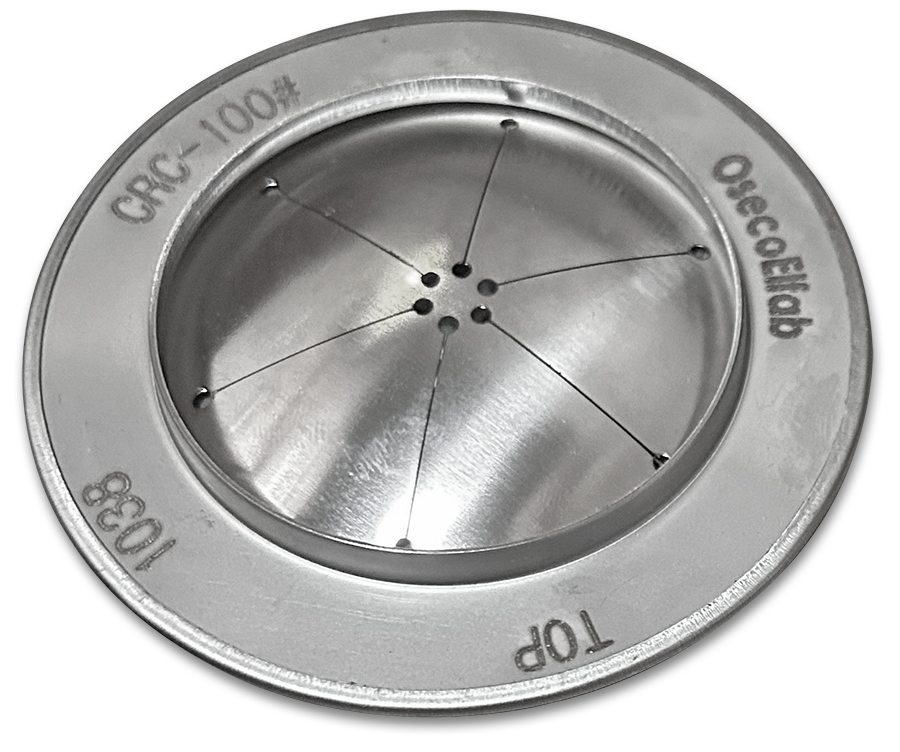 Rupture Disc 100 psi, 3 1/8" OD, Stainless Steel/Teflon