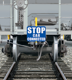 Rail Car Coupler Sign Holder