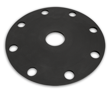 2-Inch Flanged Stainless Steel Top Fitting Assembly, Black Viton B Gaskets
