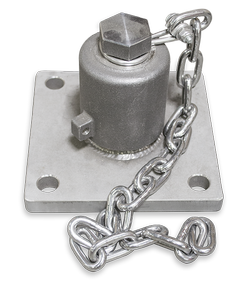 2-Inch Square Flanged Stainless Steel Top Fitting Assembly