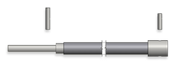 Butterfly Valve Shaft Assembly 3"