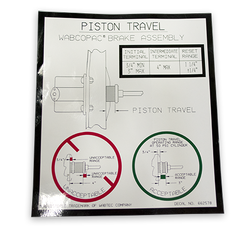 Decal Piston Travel Indicator