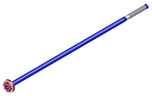 Eduction Tube with Reducing Flange, 4 inch x 3 inch, 3 1/2 inch diameter pipe, 116 inches long