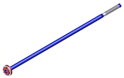 Eduction Tube with Reducing Flange, 4 inch x 3 inch, 3 1/2 inch diameter pipe, 116 inches long