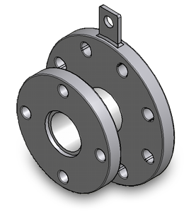 Double Flange 2" x 3" x 7 3/4"