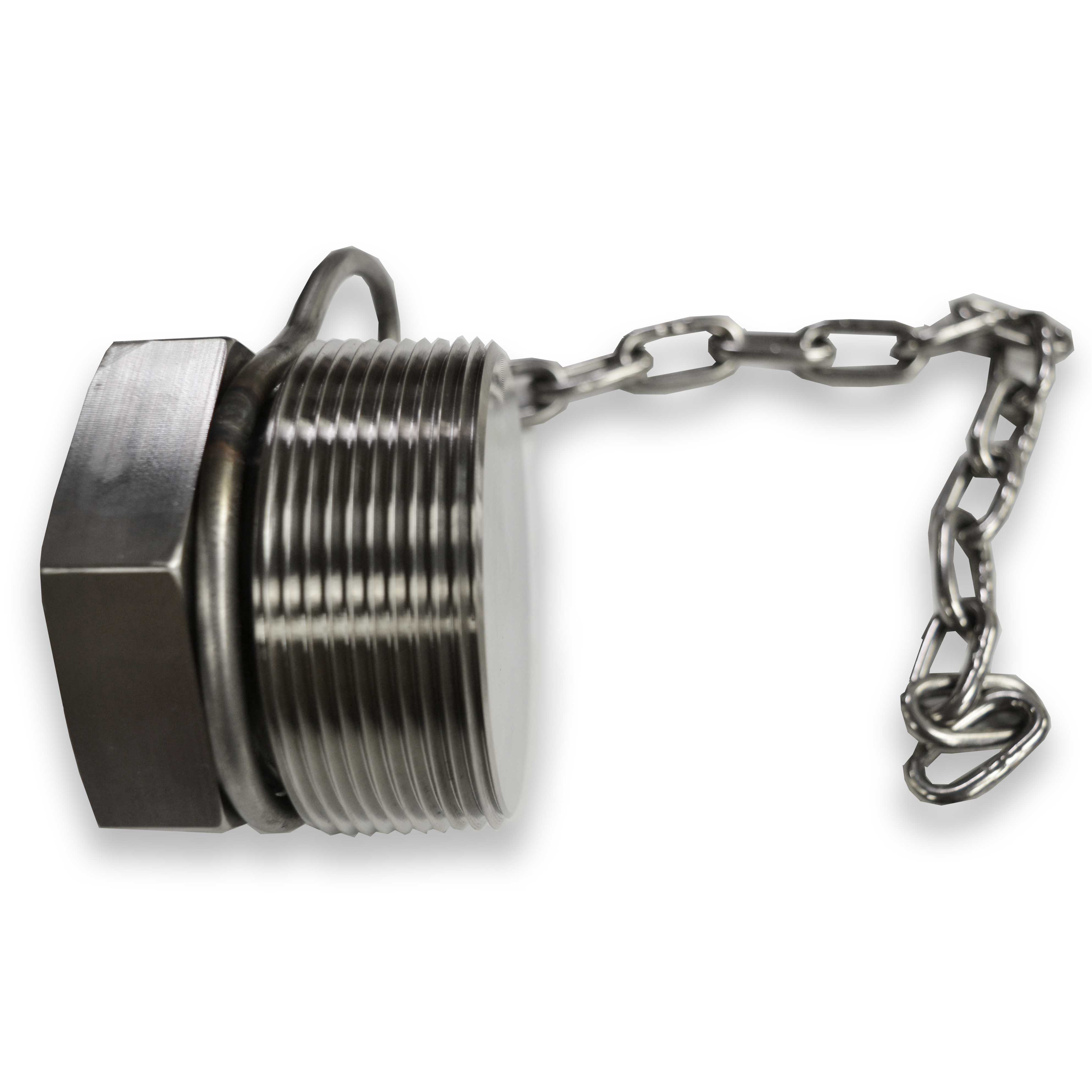 3-Inch Nitronic 60 Plug Assembly with Stainless Steel Chain