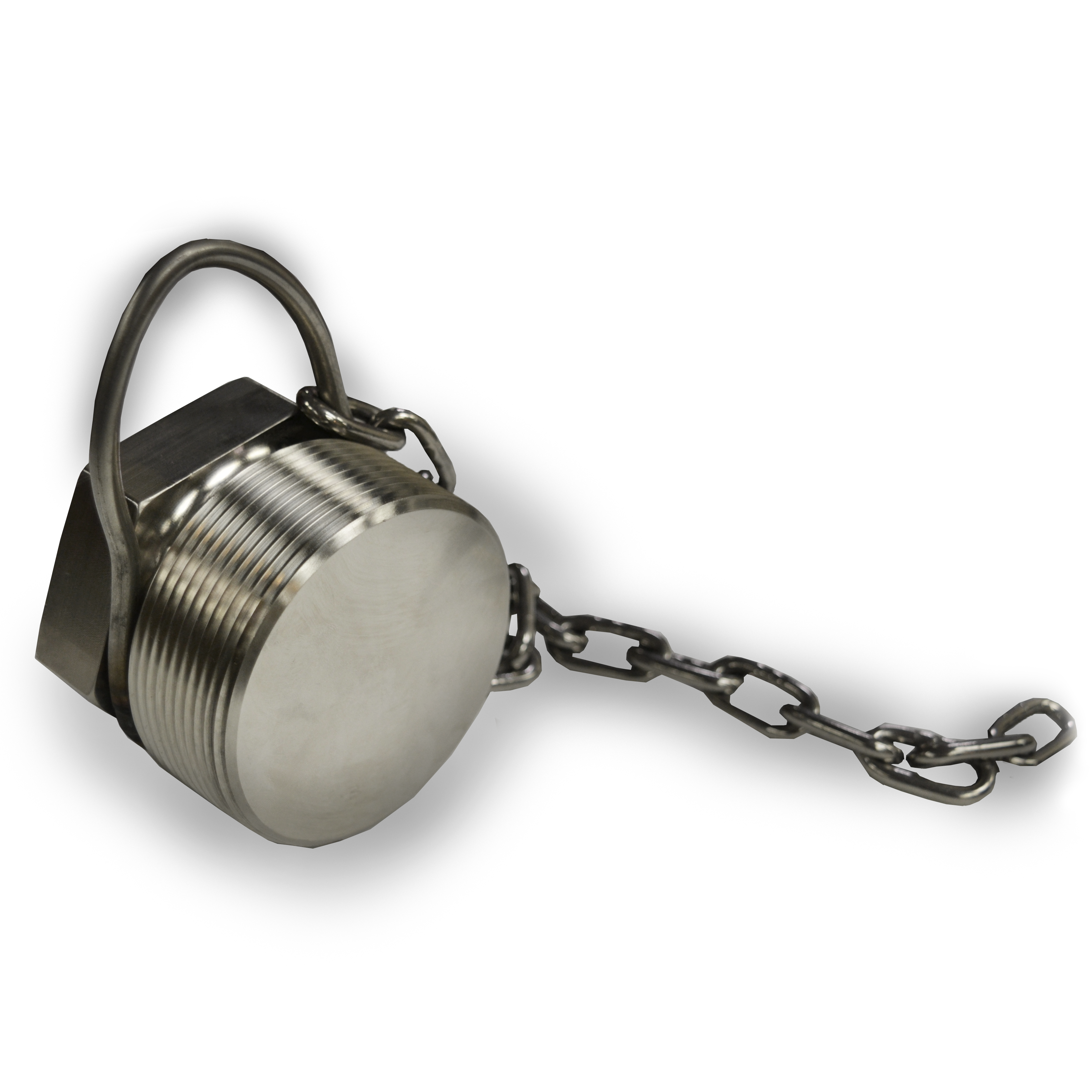 3-Inch Nitronic 60 Plug Assembly with Stainless Steel Chain