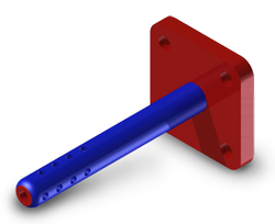 Surge Protector, UHMWPE, 6-1/2 inch Square Flange on 6-1/4 inch Bolt Circle, Bolted Style