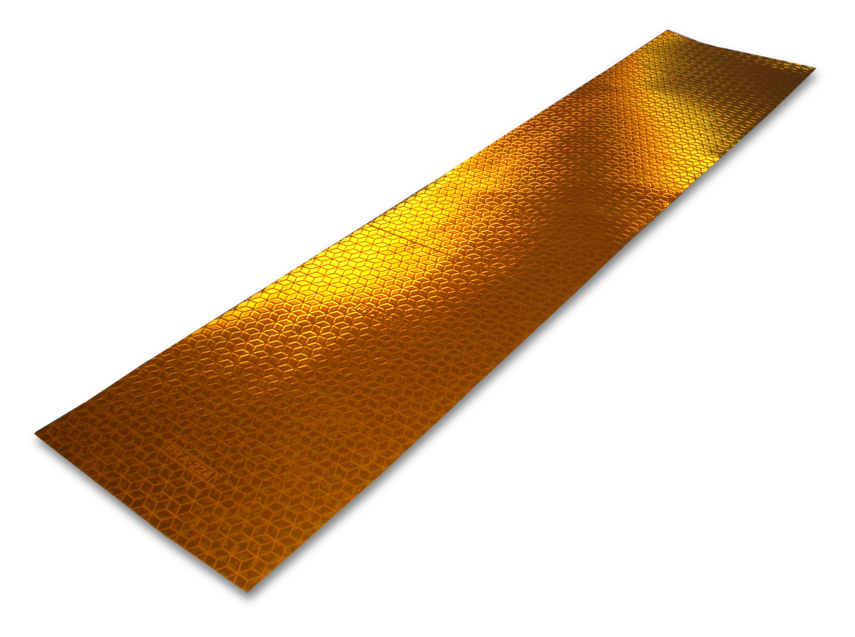 Reflective Tape Strip, 4 by 18-Inches Long, Yellow