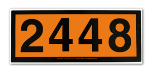 Decal Orange Vinyl 2448