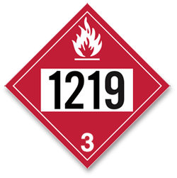 Placard Flammable #1219