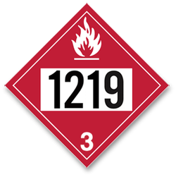 Placard Flammable #1219