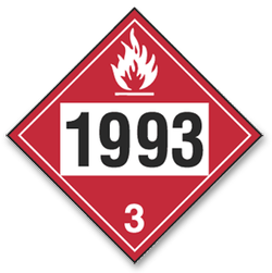 Placard Flammable, UN1993