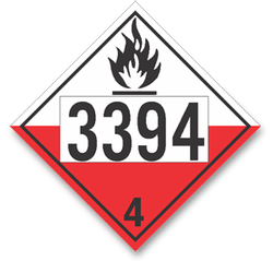 Placard Spont. Combustible #3394