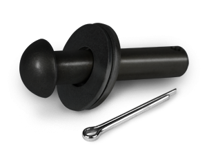 3/4 x 4-1/2-Inch Carbon Steel Button Head Rod