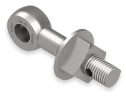 1 x 5-Inch Stainless Steel Eyebolt Assembly with Seal Hole, Heavy Square Nut