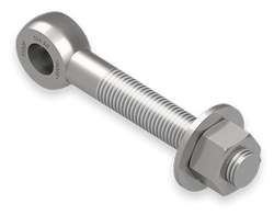 1 x 7-Inch Stainless Steel Eyebolt Assembly, Heavy Hex Nut