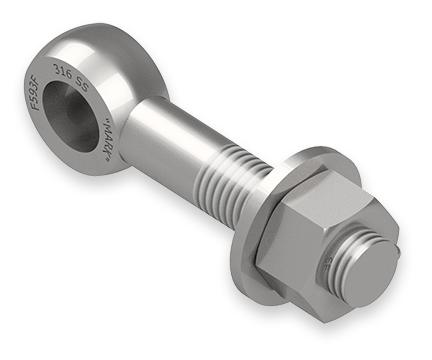 7/8 x 4-1/2-Inch Stainless Steel Eyebolt Assembly, Heavy Hex Nut