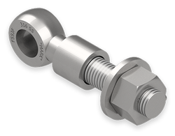 7/8 x 5-Inch Stainless Steel Eyebolt Assembly with Safety Collar, Heavy Hex Nut