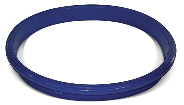 20-Inch Manway Nozzle Gasket, Wide Bevel, Blue Peroxide Cured EPDM