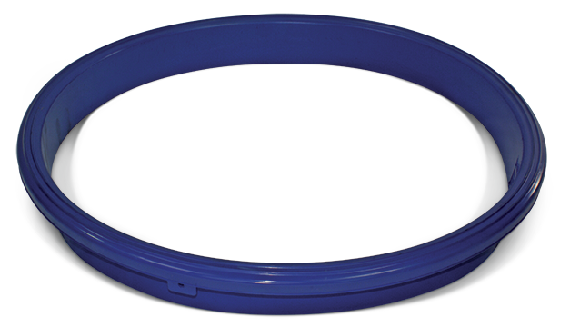 20-Inch Manway Nozzle Gasket, Wide Bevel, Blue Peroxide Cured EPDM