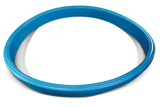 20-Inch Manway Nozzle Gasket, Blue FDA Nitrile