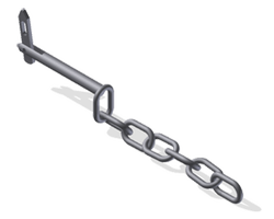 3/8 x 2-1/2-Inch Stainless Steel Seal Pin Assembly