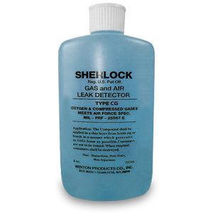 Sherlock 5-Second Leak Detector Liquid Type CG, 8 Ounce, Case of 24