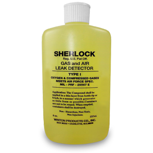 Sherlock Leak Detector Liquid Type 1, 8 Ounce, Case of 12