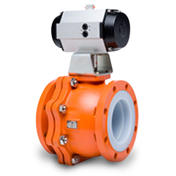 Ball Valve 2 inch Flanged, Dual Actuator
