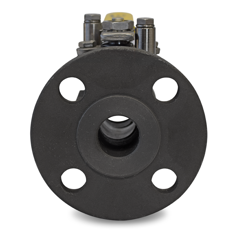 1 inch Flange x Thread Ball Valve, Carbon Steel, Full Port