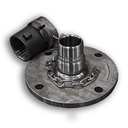 2-Inch Flanged Stainless Steel Top Fitting Assembly