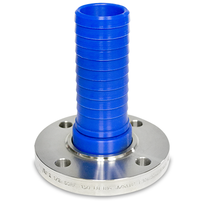 Flanged Hose Barb 2 1/2 inch