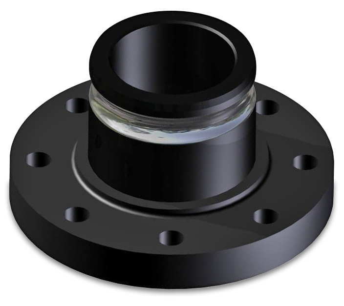 4 inch Quick Connect Flanged Adapter UHMWPE Flange with Reinforced