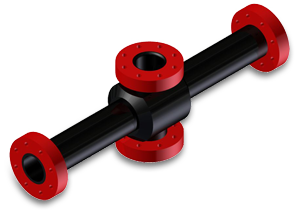 Pipe Cross 4"