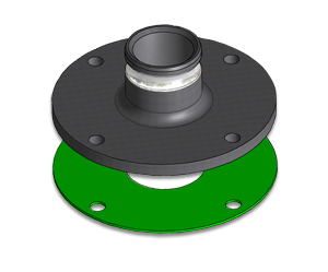 Quick Connect Adapter 3" Flanged