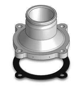 Quick Connect Adapter 4" Flanged