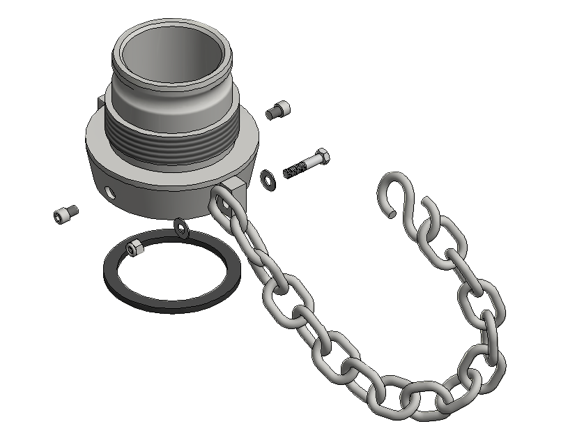 Quick Connect Adapter 4" Thread On