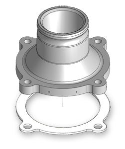 Quick Connect Adapter 4" Flanged