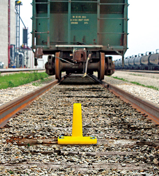 Track Clearance Marker, Exposed Rail