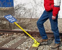 Spring Loaded Sign Holder