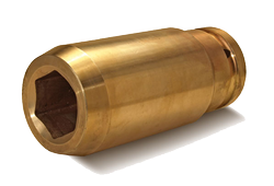 1-7/16-Inch Bronze Hex Socket