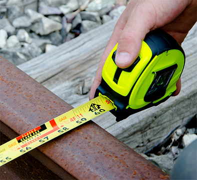 Track Inspector Tape Measure, 25-Foot