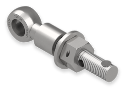 7/8 x 6-Inch Stainless Steel Eyebolt Assembly with 2 Seal Holes and Safety Collar, Heavy Hex Nut